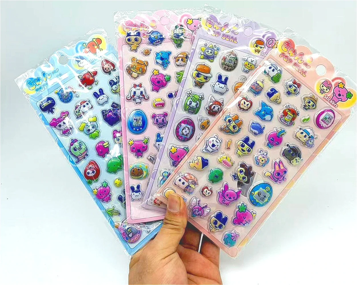 Tablet Cute Accessories - ملصقات ثلاثية الأبعاد بارزة ومجوفة -