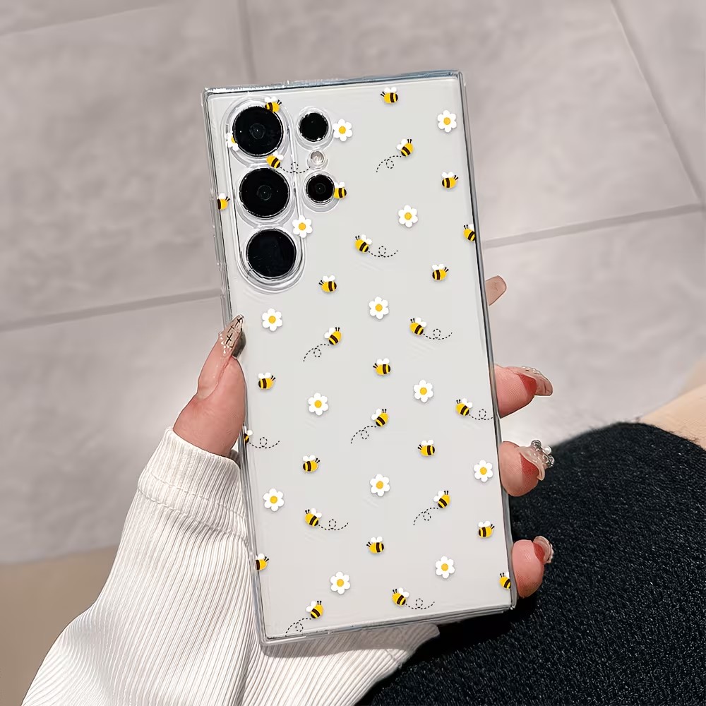 غطاء هاتف شفاف من مادة TPU بنم - مراجعة Samsung Galaxy A55 وسعره