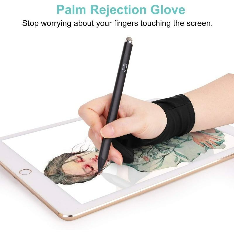 قفازات رسم مضادة لللمس من أليا - مراجعة Drawing Glove Artist وسعره