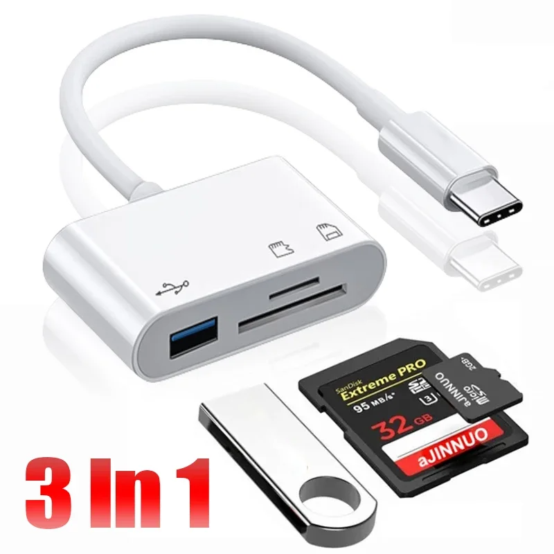 محول متعدد المنافذ 3 في 1 من ن - مراجعة Usb Hub Type C وسعره