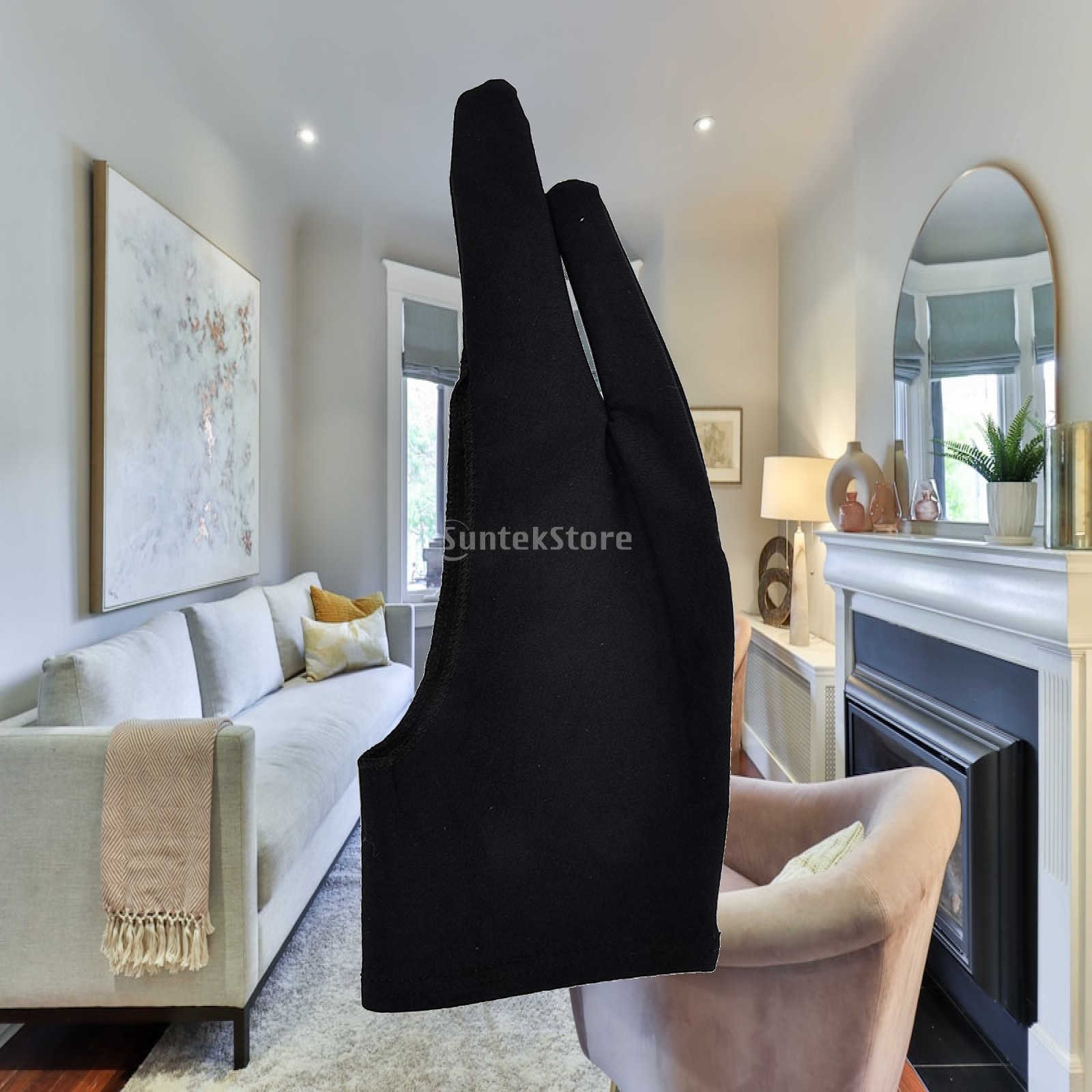 قفاز رسم للفنانين، بفتحة إصبعي - مراجعة Drawing Glove Artist وسعره