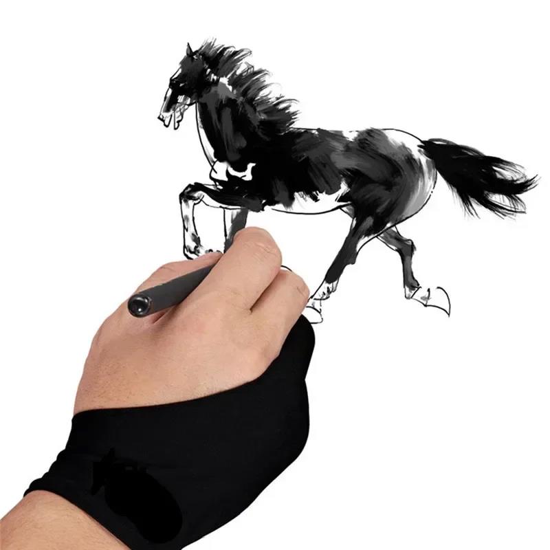 قفاز رسم مضاد للمس بإصبعين قفا - مراجعة Drawing Glove Artist وسعره